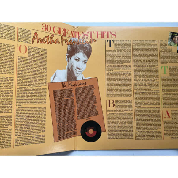 Aretha Franklin - 30 Greatest Hits - 2 LP Vinyl - Image 5
