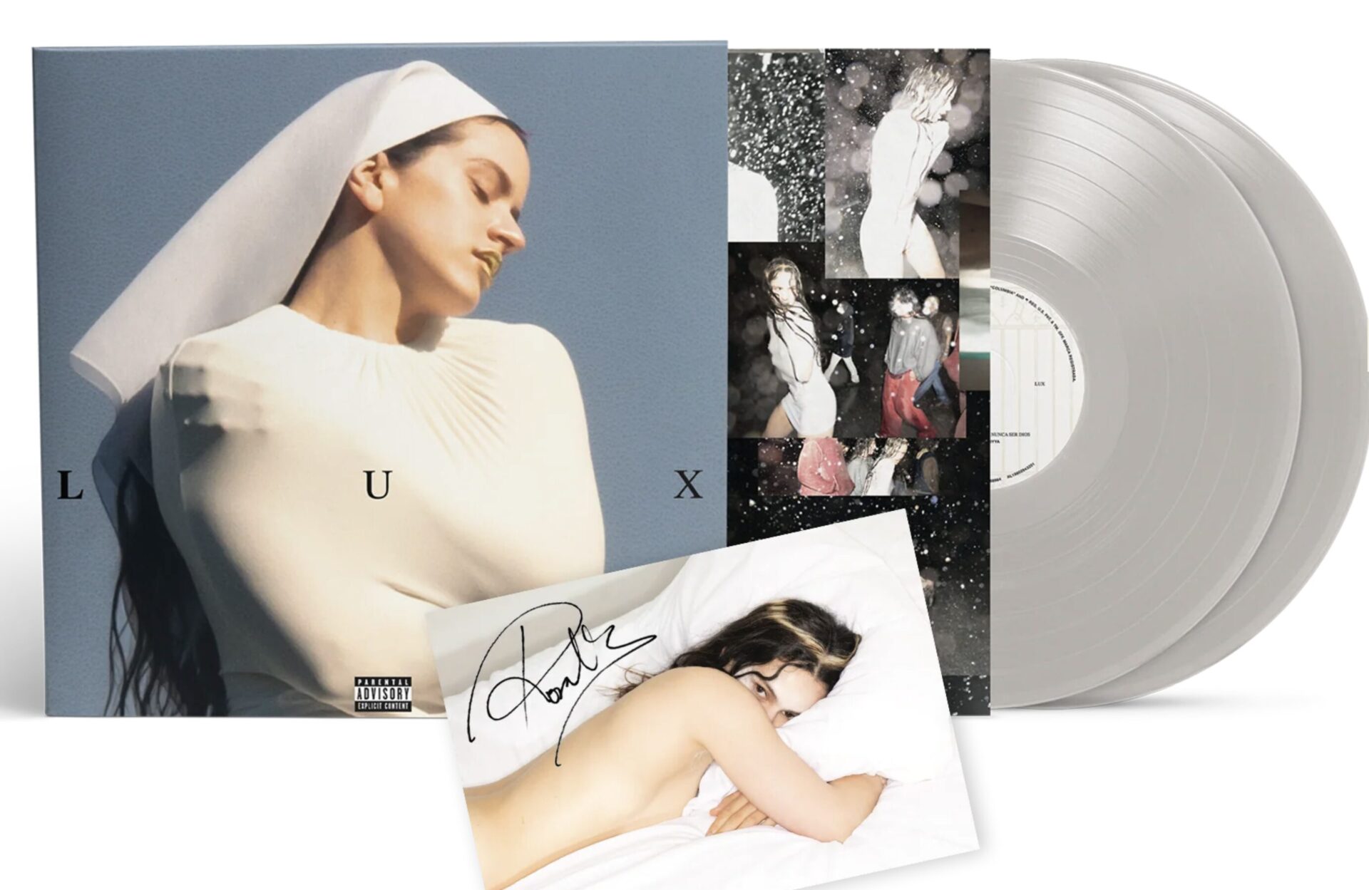 Rosalía – lux – 2LP clear Vinyl – ltd. signed